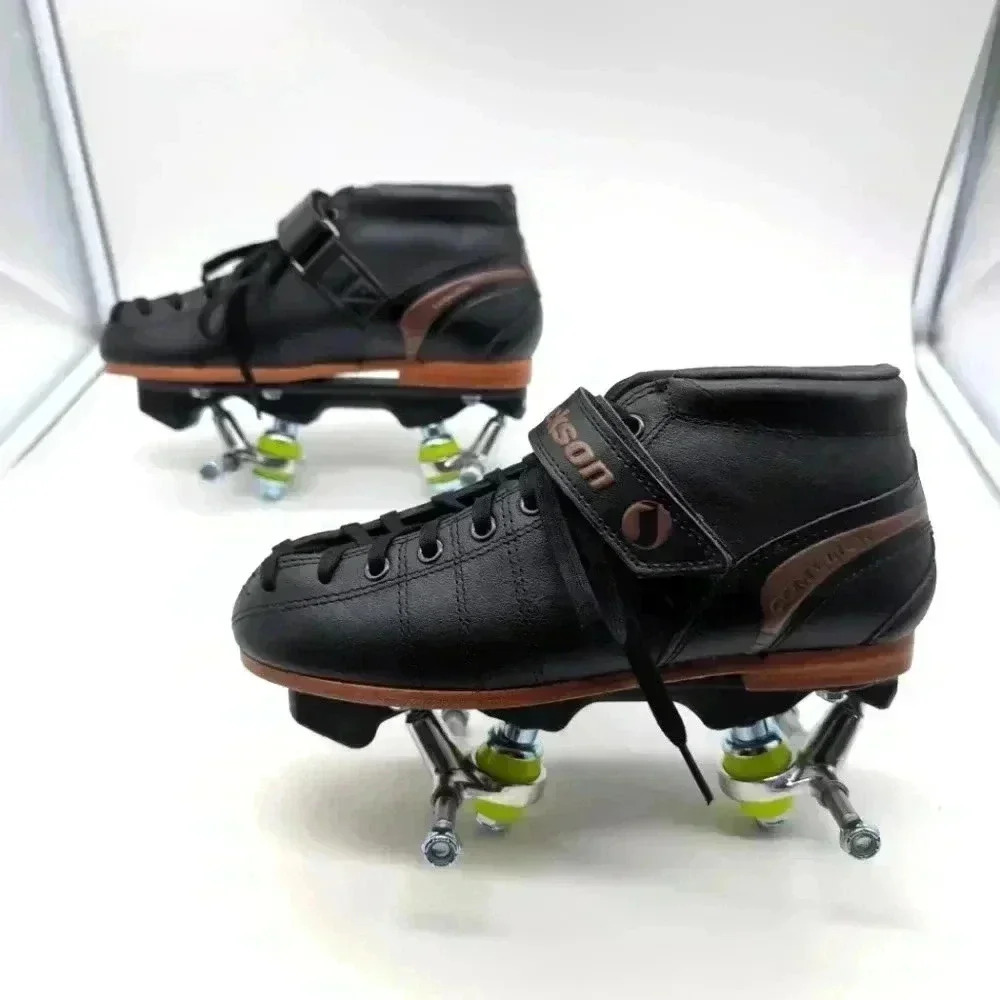 Jackson Competitor Leather Skates Women's sz  6 Pilot Viper 5.75 plate /…